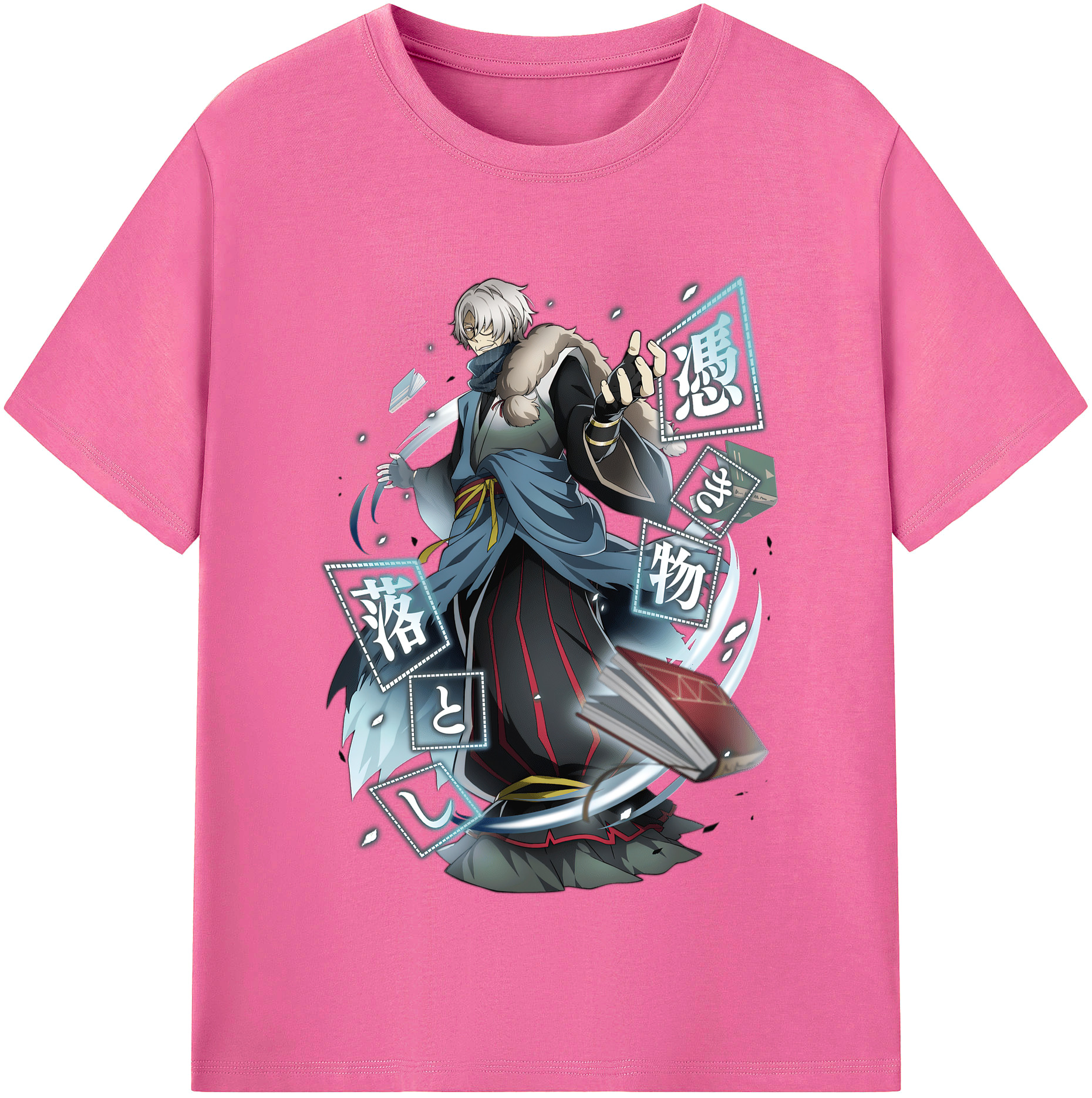 （画像用） 文豪ストレイドッグス Bungo Stray Dogs レディースカジュアルプリントTシャツ（綿100％）